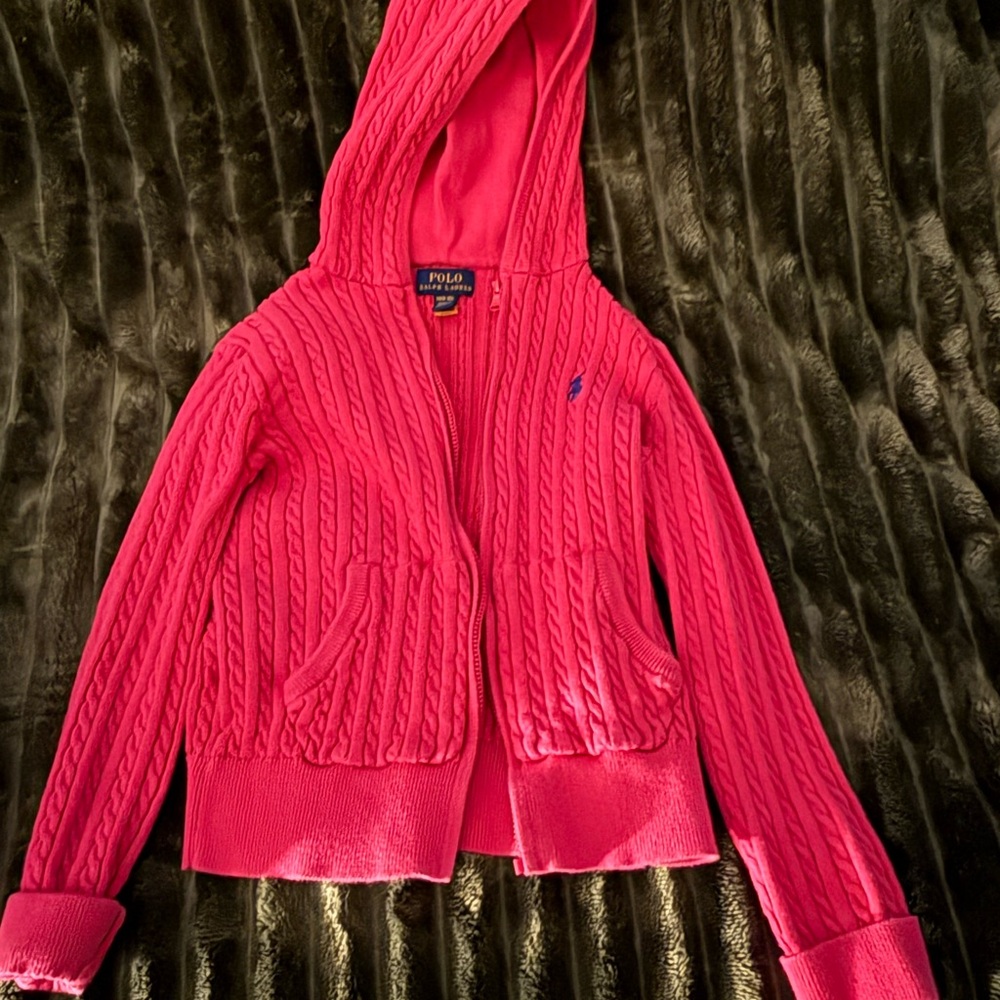 Polo by Ralph Lauren Bright Pink Knit Sweater